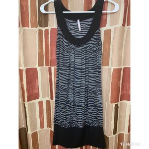 Loose fitting silky zebra dress from rue 21